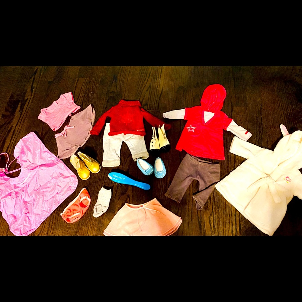 American girl outfits, shoes etc